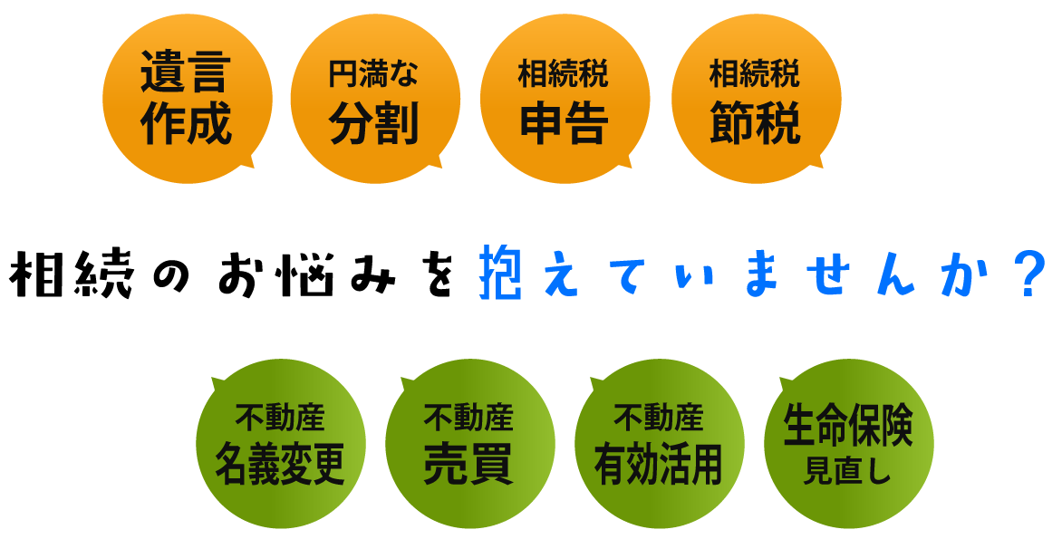 相続のお悩みを抱えていませんか