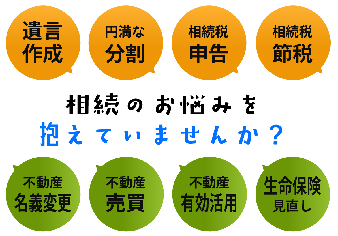 相続のお悩みを抱えていませんか